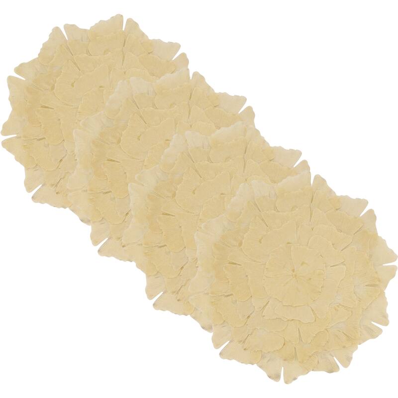 Ginkgo Leaf Design Table Mats (Set of 4)