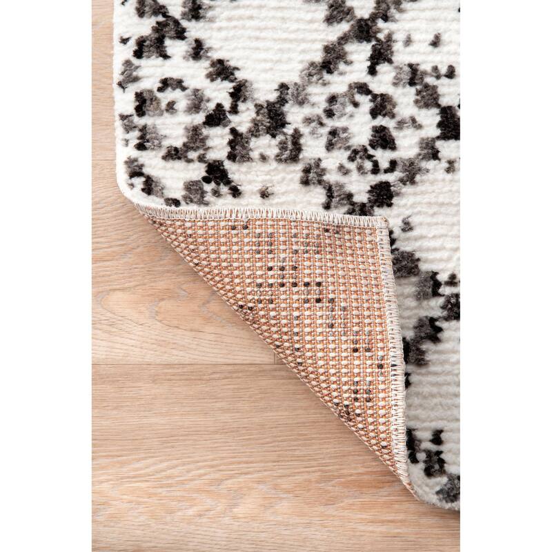 Nuloom Contemporary Modern Mayen Geo Trellis Area Rug