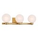 preview thumbnail 5 of 3, Minka Lavery 3493 Mooncrest 3 Light 25" Wide Bathroom Vanity Light