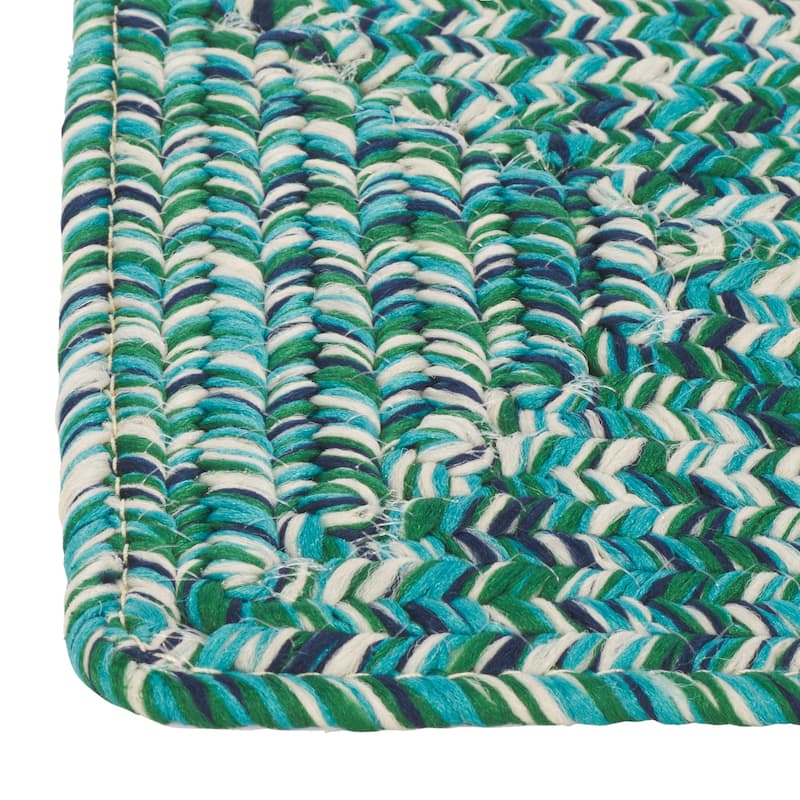 SAFAVIEH Zyta Handmade Braided Stair Treads - Non-Slip Stair Rugs for Hallways & Entryways