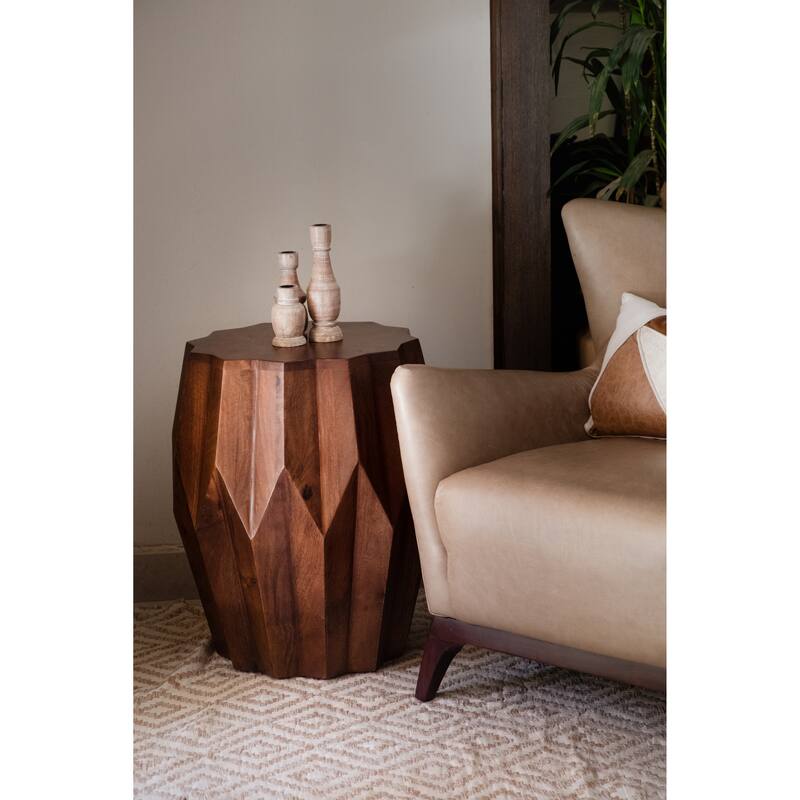 Chantel Drum End Table