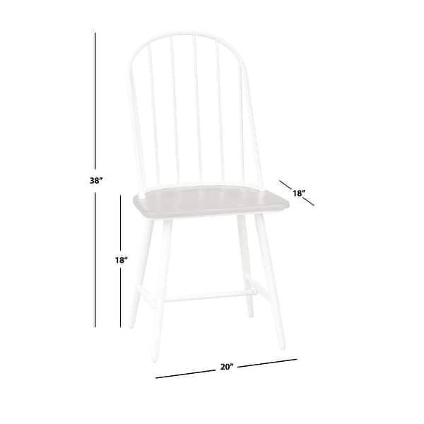 Simple Living Milo Mixed Media Dining Chairs (Set of 2)