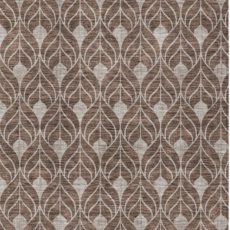 HomeRoots Geometric Transitional Rectangle Outdoor Rug