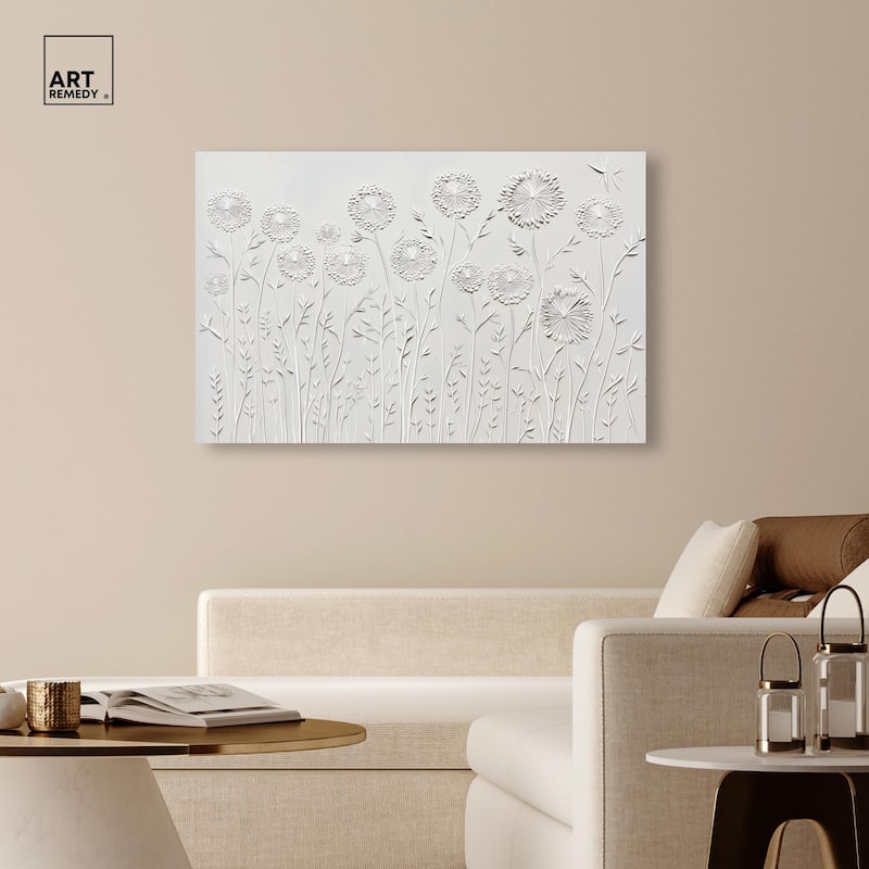 Floral Lace II Canvas by Art Remedy, Gallery Wrapped