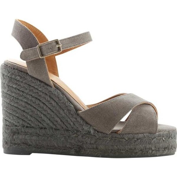 cross strap espadrille wedges
