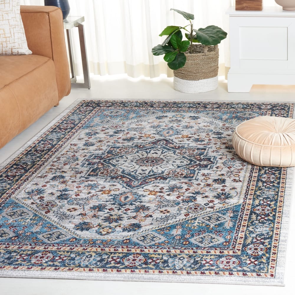 SAFAVIEH Bayside Machine Washable Korneliya Oriental Rug