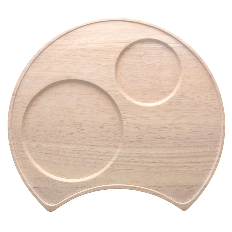 Noritake Hammock Wood Crescent Serving Tray, 13"