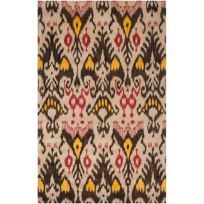 SAFAVIEH Handmade Ikat Maayke Modern Wool Rug