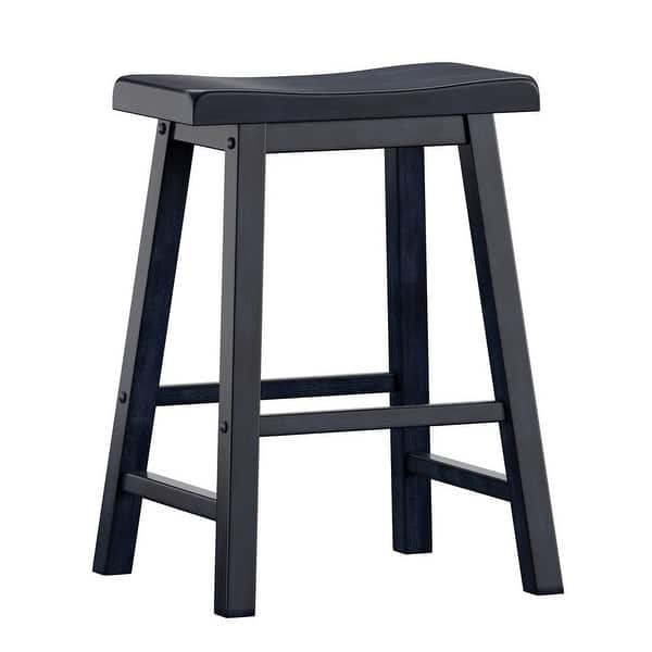 slide 2 of 18, Salvador II Counter Backless Stools (Set of 2) by iNSPIRE Q Classic Dark Denim