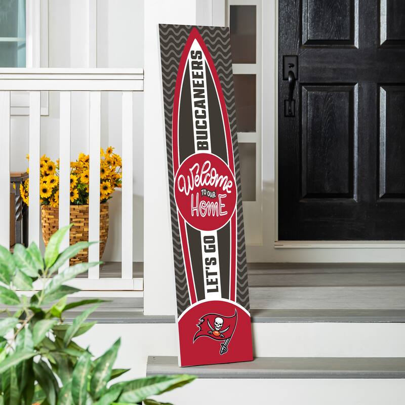 47" Porch Leaner Welcome Wall Sign, Tampa Bay Buccaneers - Multi