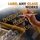 preview thumbnail 5 of 6, Cheer Collection Pack of 5 Metallic Colors Wine Glass Markers