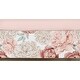 preview thumbnail 1 of 0, Boho Shabby Chic Floral Girl Crib Bed Skirt Ivory Bohemian Vintage Garden Watercolor Flower Nature Elegant Pastel Dusty Rose