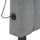 preview thumbnail 28 of 36, Eye-catching Design Teddy Fleece Upholstered Platform Bed with Trundle, LED Light, Twin Size