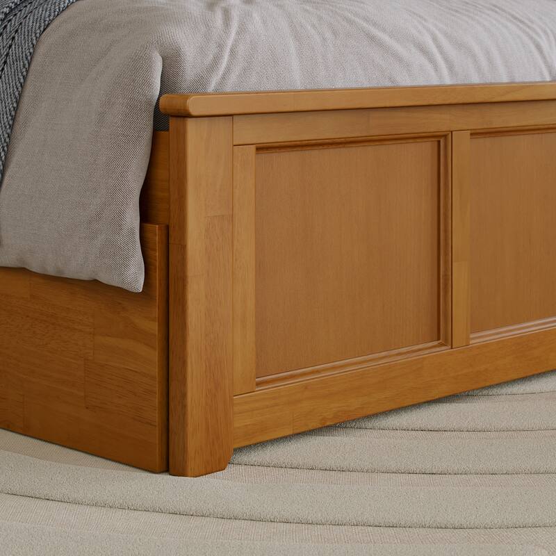 AFI Madison Platform Bed with Matching Footboard & Trundle