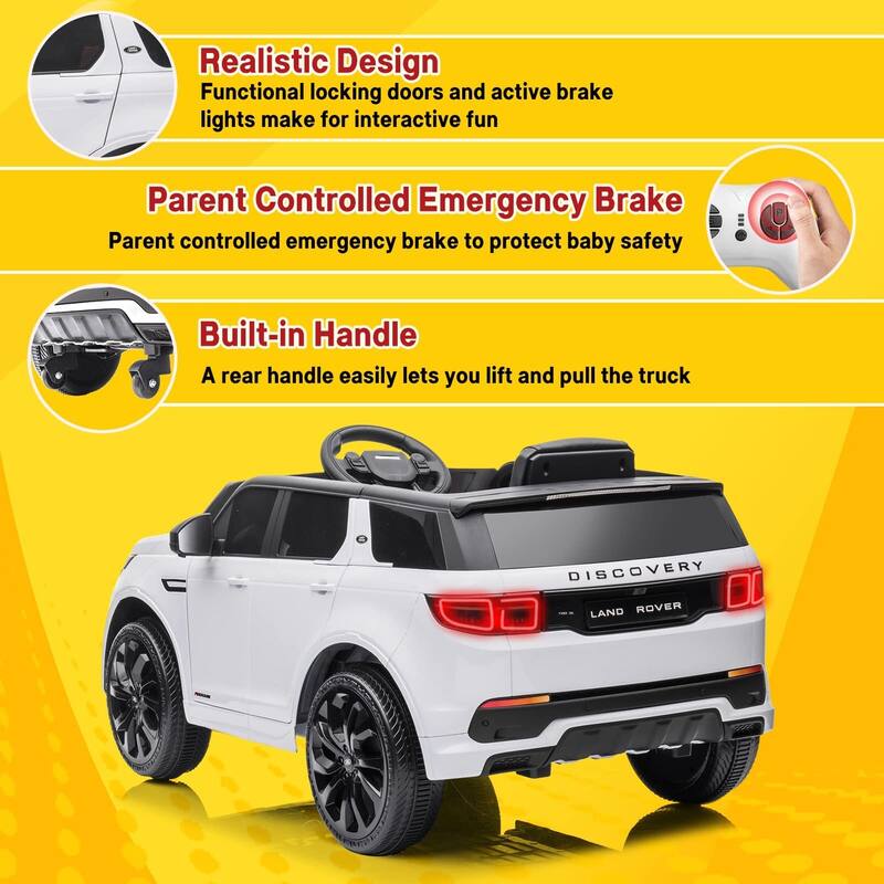 Ride on Cars for Kid 4-8, 12V Licensed Land Rover