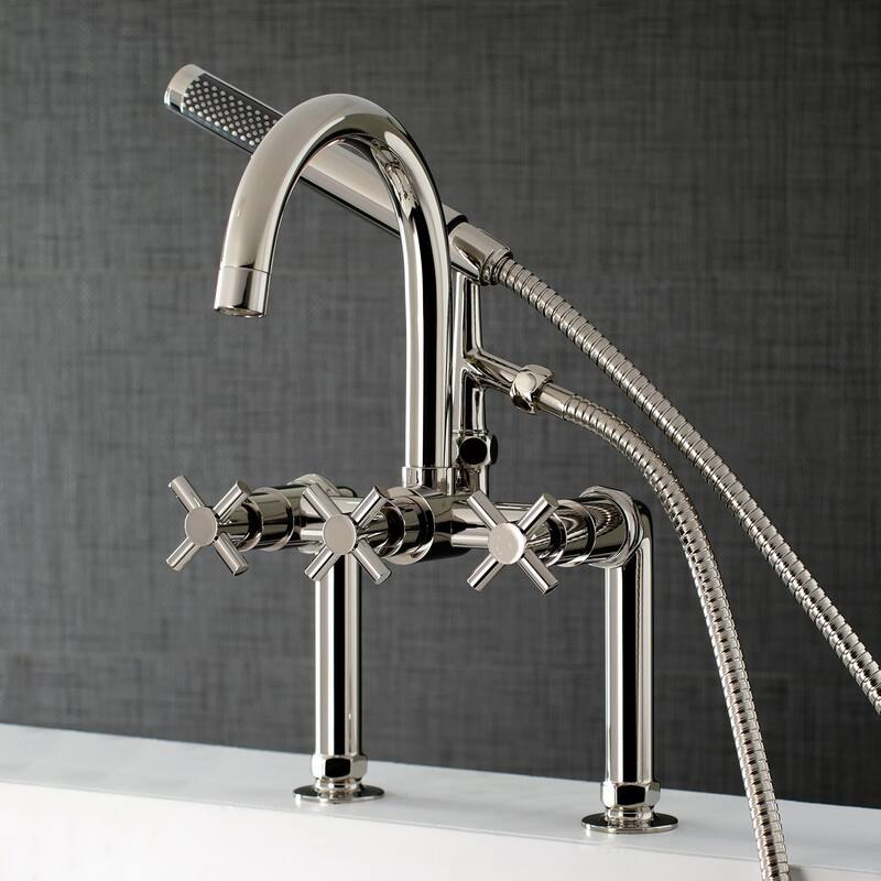 Concord 7-Inch Deck Mount Clawfoot Tub Faucet