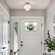 preview thumbnail 3 of 4, Hunter Celestial Valley 1 Light Flush Mount Ceiling Light - Modern - Hallway, Bathroom, Entry, Laundry - Damp Rated! - 1-Light