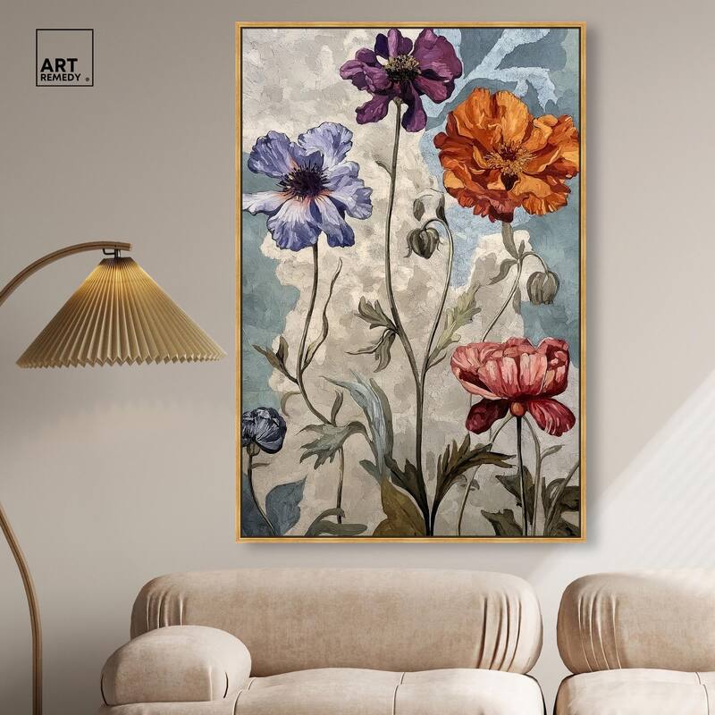 Hued Blossom III Canvas by Art Remedy