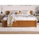 preview thumbnail 10 of 83, Orlando Platform Bed with Footboard and Storage Drawers