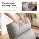 preview thumbnail 36 of 171, HOMYKA 28" Wide Rocking Chair for Nursery with Solid Wood Leg