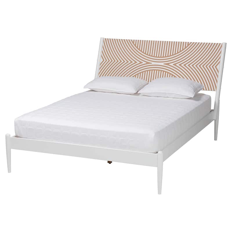 Louetta Coastal White Carved Contrasting 3-Piece/4-Piece Bedroom Set (Multiple Bed Sizes)