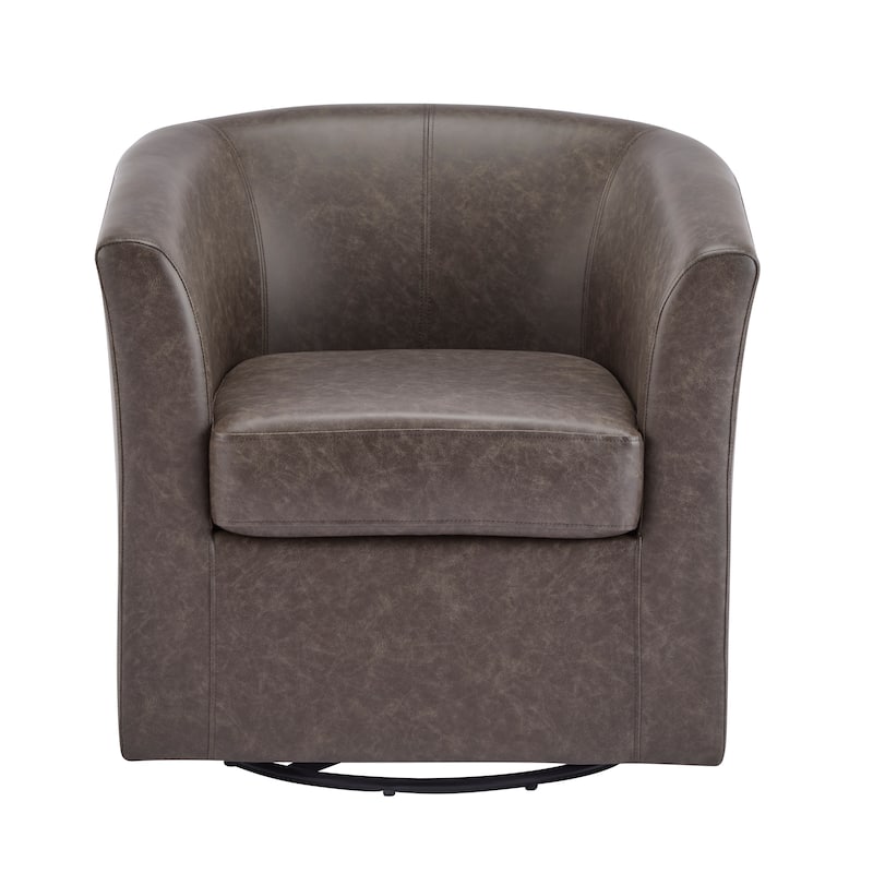 Daymian Swivel Club Chair by Christopher Knight Home