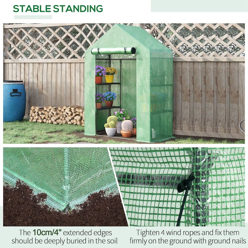 Lean To Green House, Dark Green