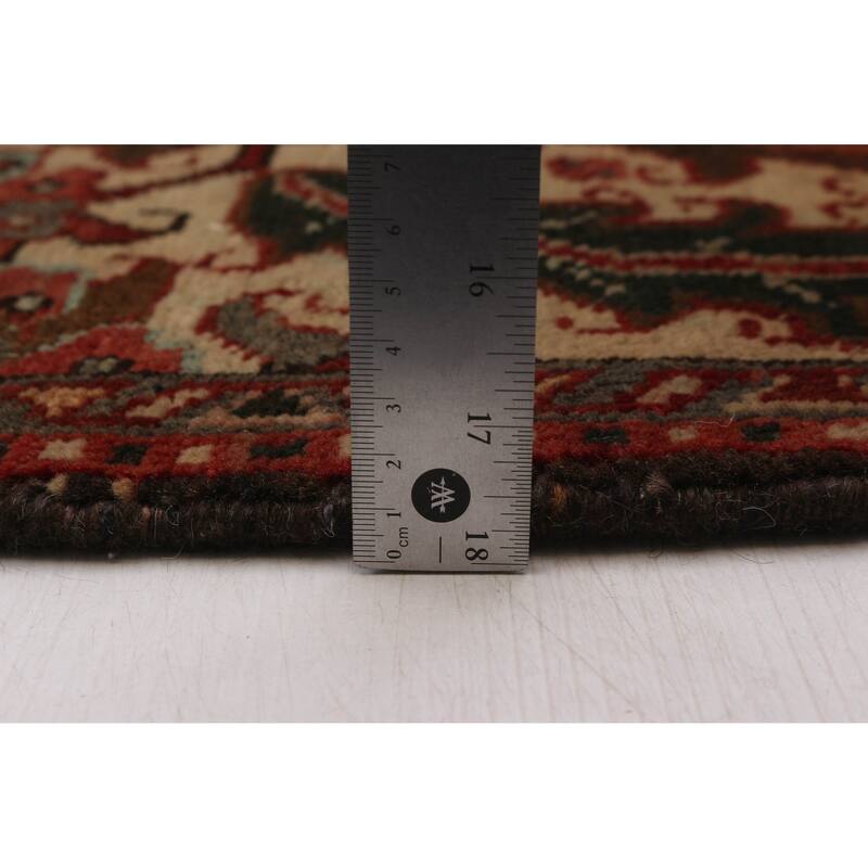 ECARPETGALLERY Hand-knotted Sarabi Red Wool Rug - 7'5 x 11'1