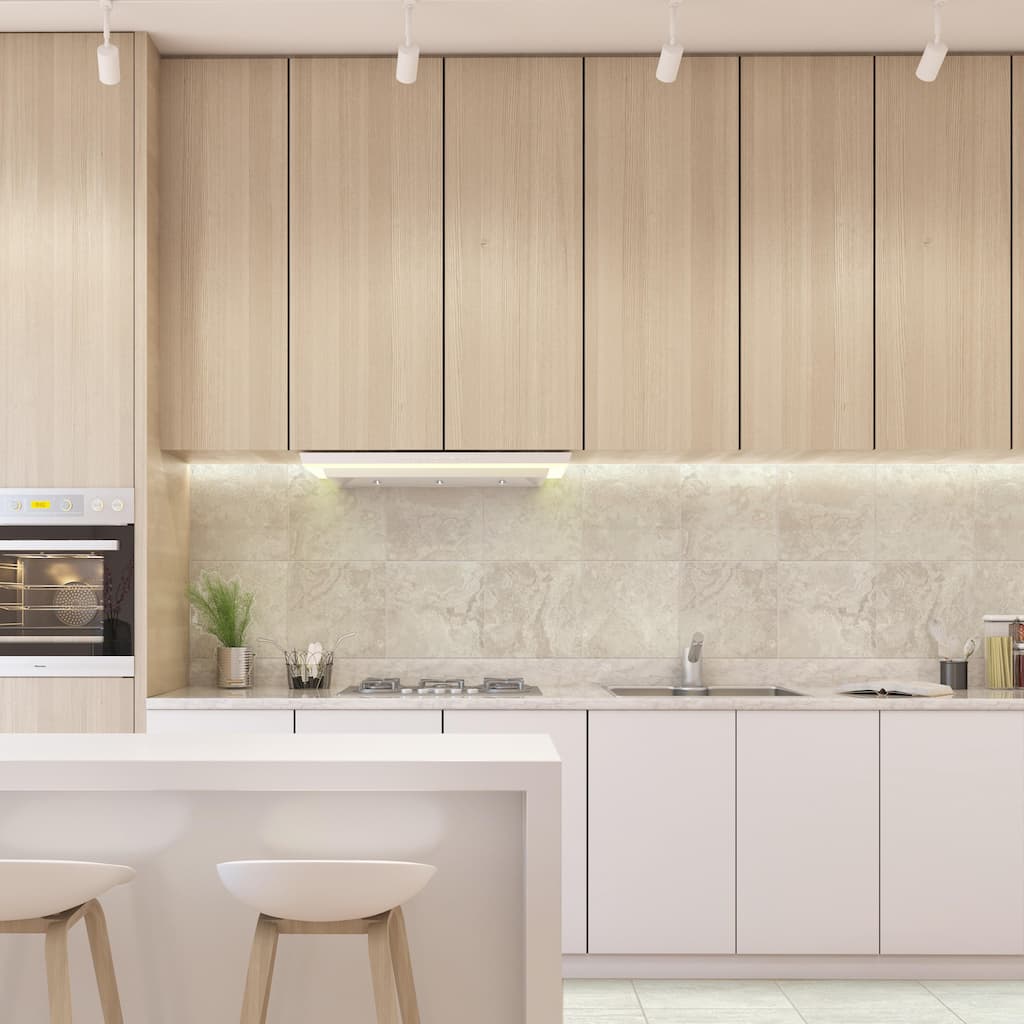 Merola Tile Echoes Light 11-3/4" x 11-3/4" Porcelain Floor and Wall Tile