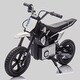 preview thumbnail 3 of 2, Electric Kids Motorcycle 24V, 200W Motor, LED Lights, Adjustable Speed, Bluetooth, Music, 3.11-9.32 MPH Black