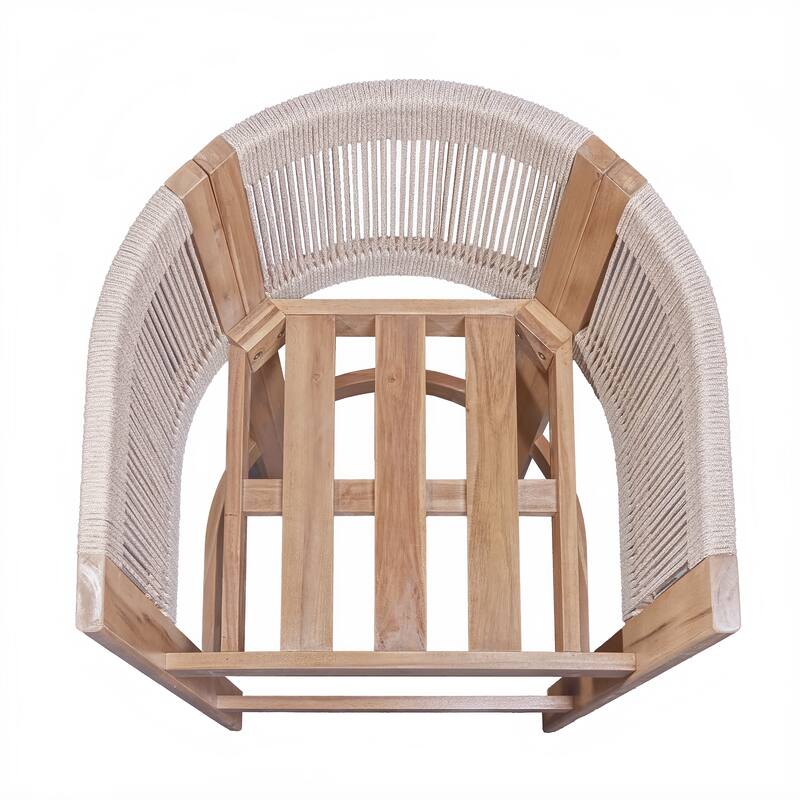 Christopher Knight Home - Martinez Outdoor Acacia Wood Barstools (Set of 2)