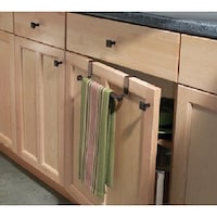 Interdesign 29450 Over The Cabinet Towel Bar Stainless Steel Interdesign 33771 Marcel Over The Cabinet Towel Bar Bronze