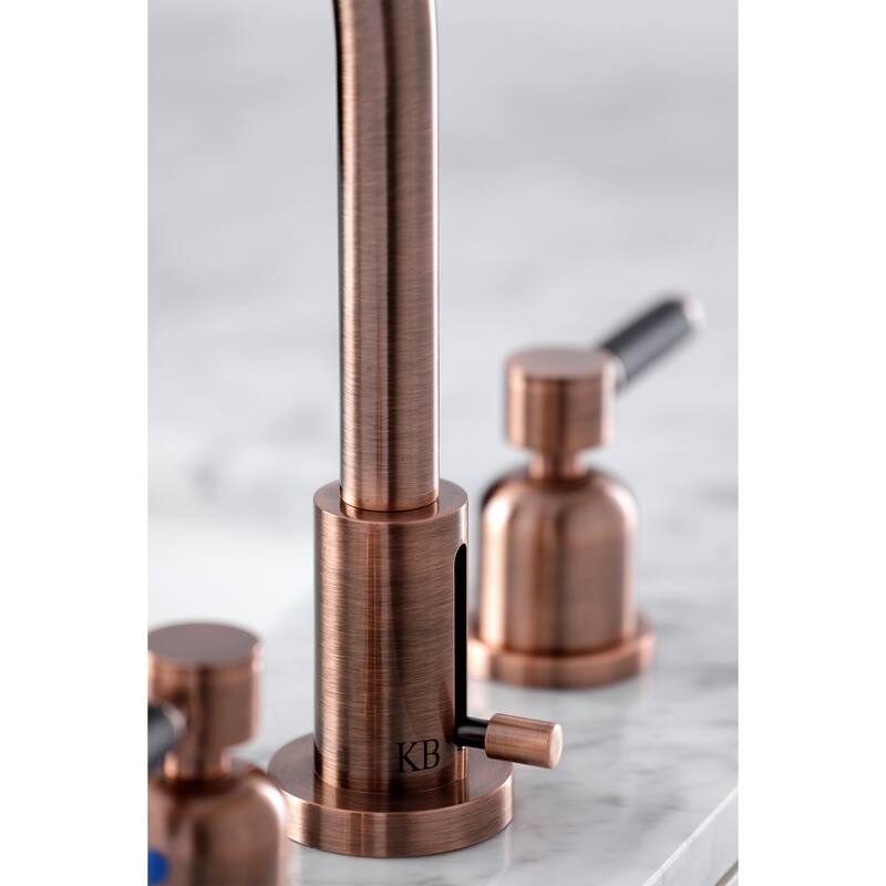 Kaiser 8 in. Widespread Bathroom Faucet in Antique Copper