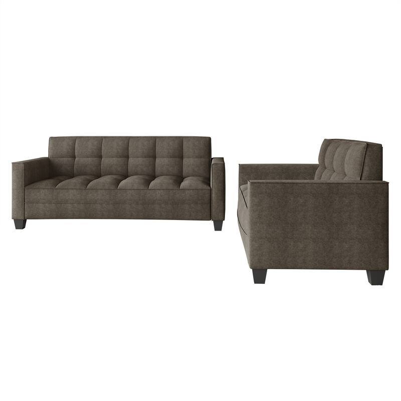 CraftPorch 2 Pieces Classic Dining Set - Brown - 2 Piece