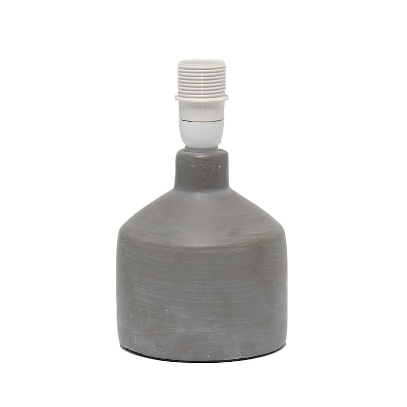 Simple Designs Mini Bocksbeutal Ceramic Table Lamp, Black - N/A