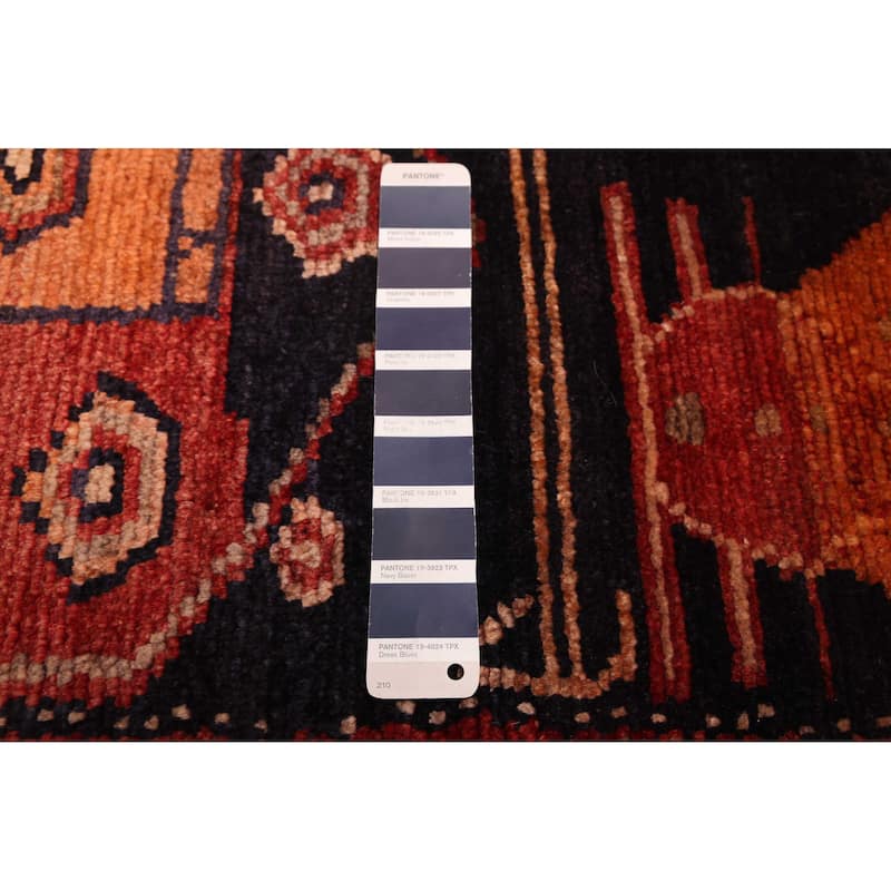 ECARPETGALLERY Hand-knotted Konya Anatolian Navy, Red Wool Rug - 4'5 x 6'0