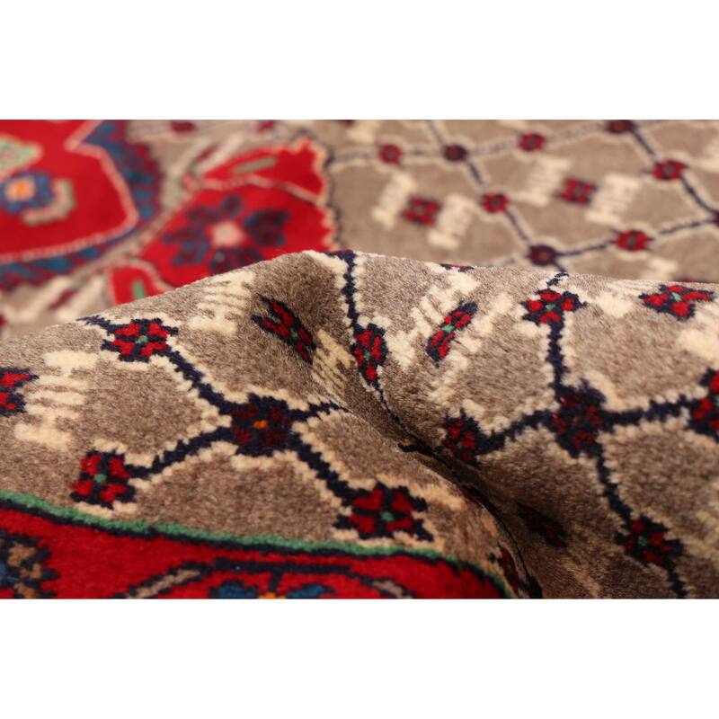 ECARPETGALLERY Hand-knotted Konya Anatolian Taupe Wool Rug - 4'11 x 9'11