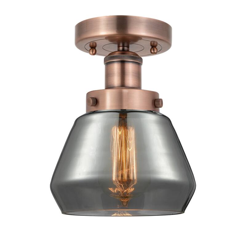 Innovations Lighting Fulton - 1 Light 7" Semi-Flush Mount