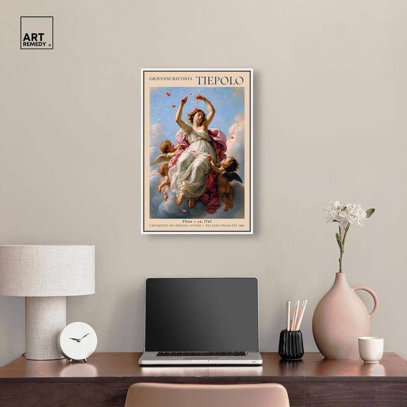 Flora in the Venetian Sky Canvas by Art Remedy