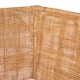 Baako Bohemian Light Honey Rattan 2-Piece Dining Nook Bench Set