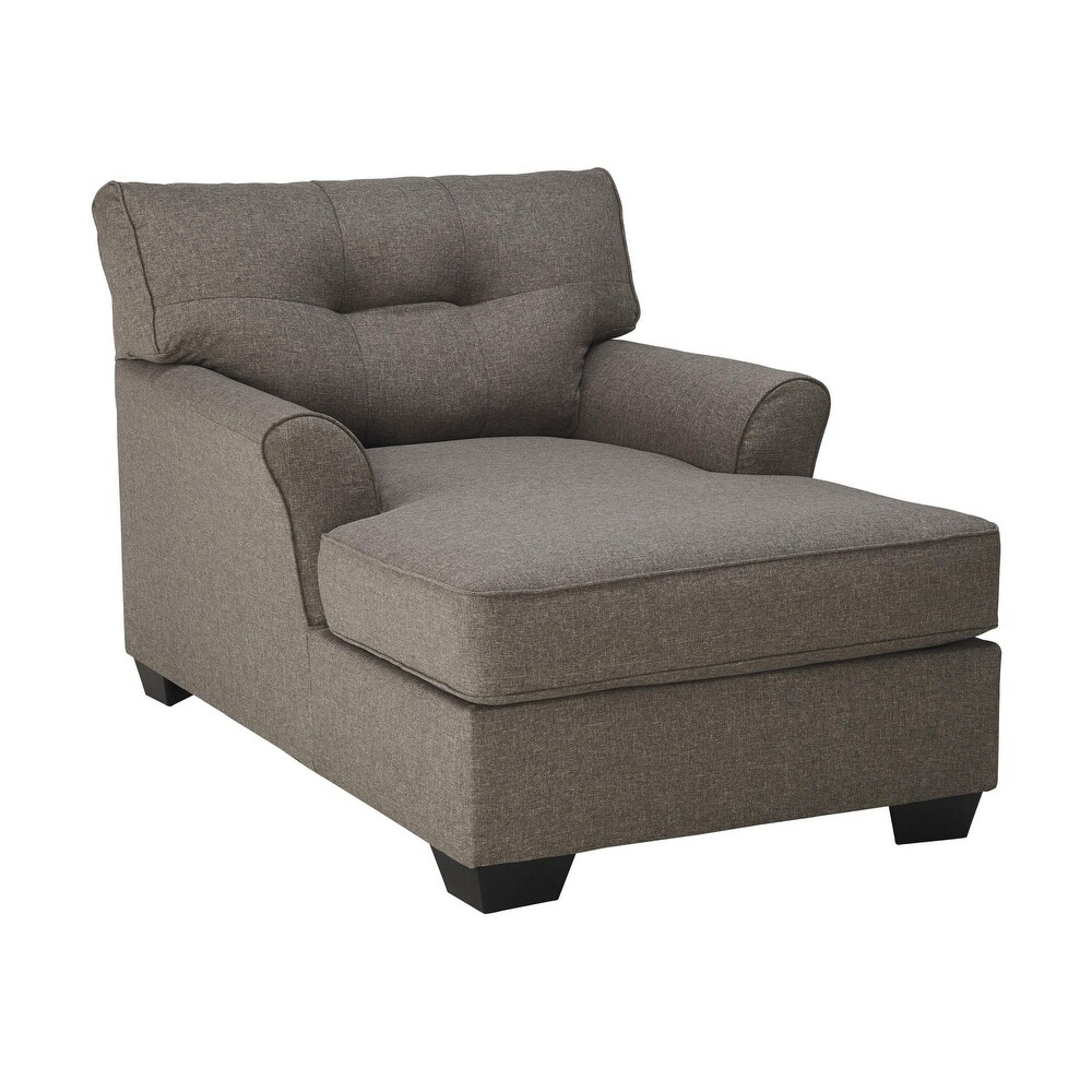 dark grey chaise lounge