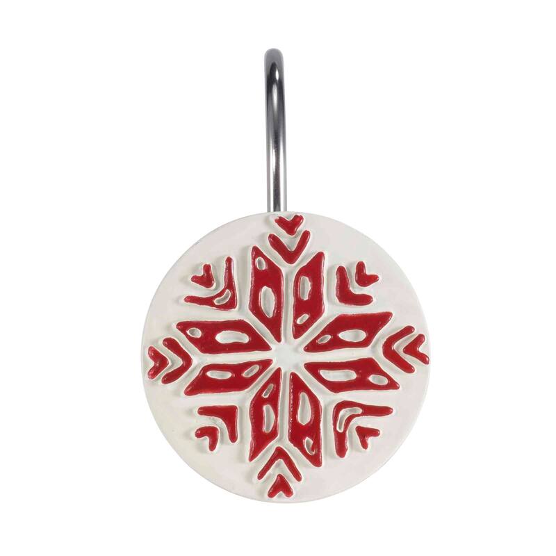 Avanti Linens Christmas Gnomes Shower Hooks - Multicolor