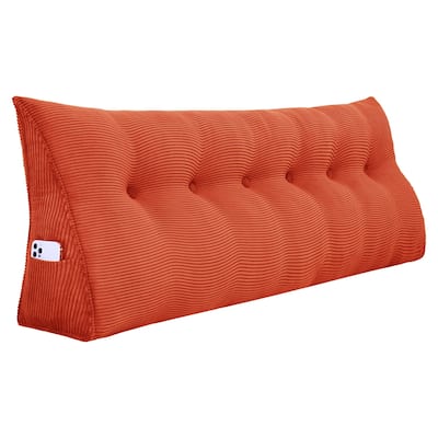 WOWMAX Reading Wedge Pillow Bed Headboard Backrest Support Cushion