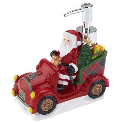 The Spode Christmas Tree® Tartan Lotion Pump - Multicolor