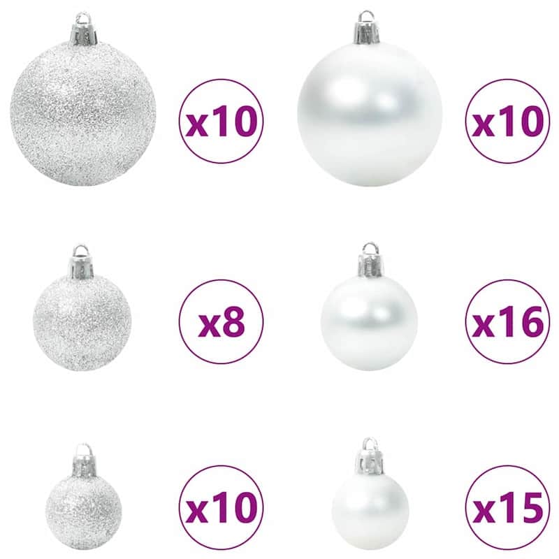 vidaXL Artificial Christmas Tree Green PVC