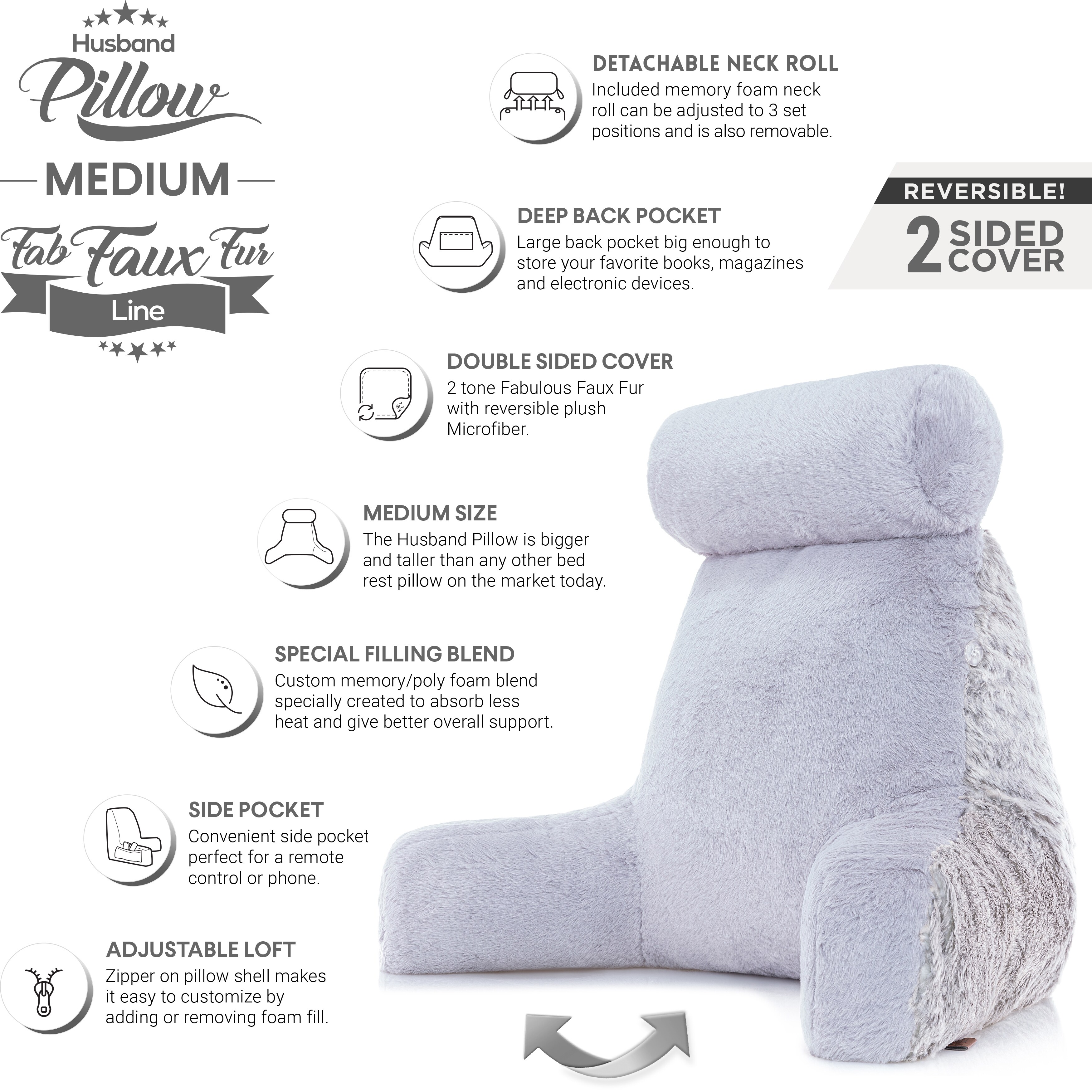 Bed bath and beyond husband pillow clearance
