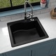 preview thumbnail 1 of 56, Karran Drop-in Quartz Single Bowl Kitchen Sink