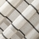preview thumbnail 5 of 21, Clean Window Twill Stripe Anti-Dust Linen Blend Sheer Curtain Panel, Single Panel