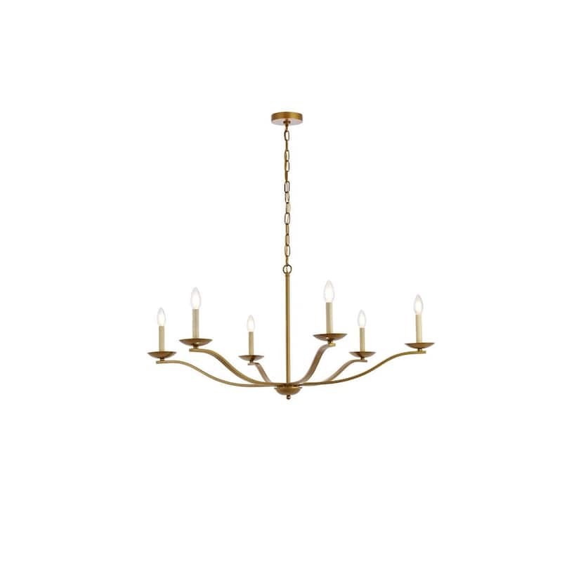 Tobias 42 inch Pendant - N/A - Brass