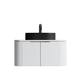 Option White with Black Sink